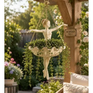 Vaso De Planta Com Forma De Bailarina De Balé